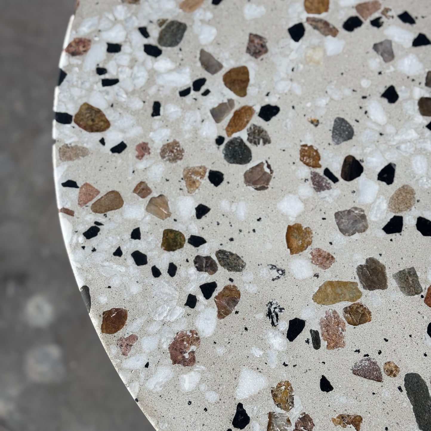 Terrazzo side table